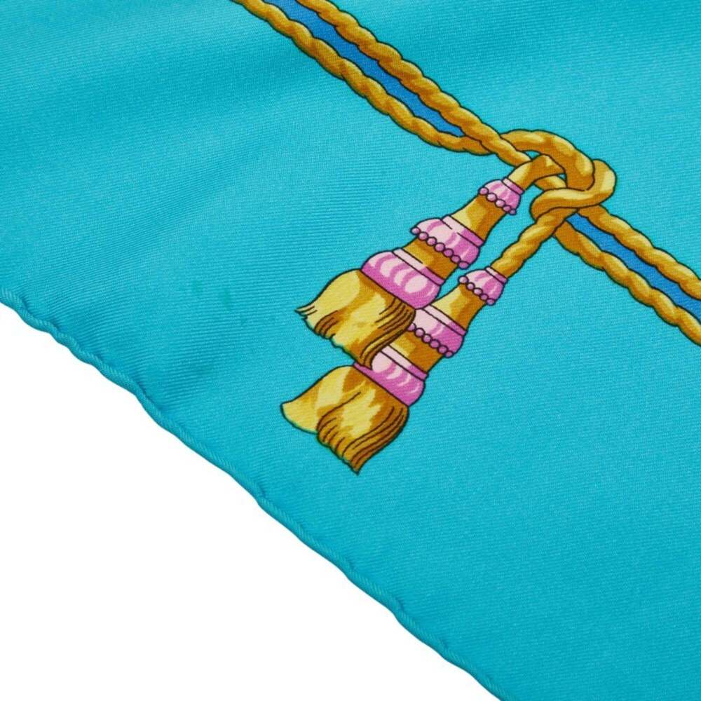 Hermes Hermès Carré 90 Hommage a Charles Garnier Scarf/Muffler in Light Blue ... - Picture 6 of 10